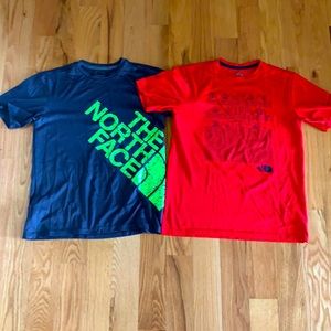 North Face Boy’s DriFit shirts